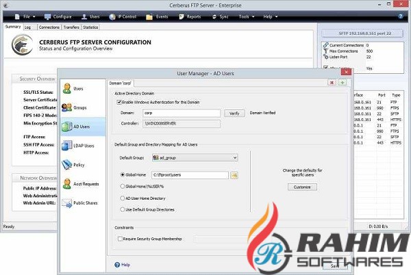 Cerberus FTP Server Enterprise 11.0 Free Download