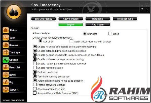 NETGATE Spy Emergency 25.0 Free Download