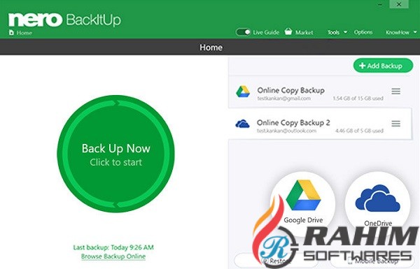 Nero BackItUp 2020 v22 Free Download