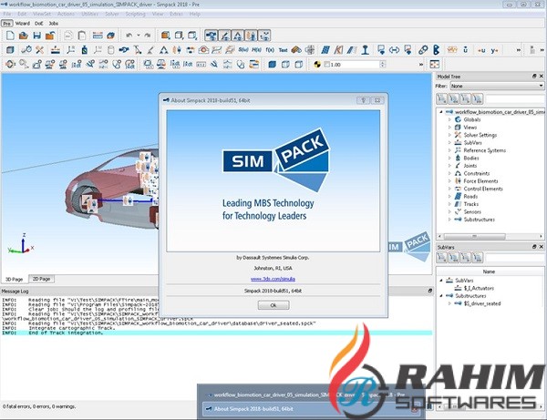 SIMULIA Simpack 2020 Free Download