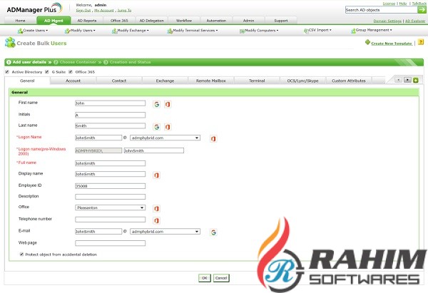 ADManager Plus 7.0 Professional Free Download
