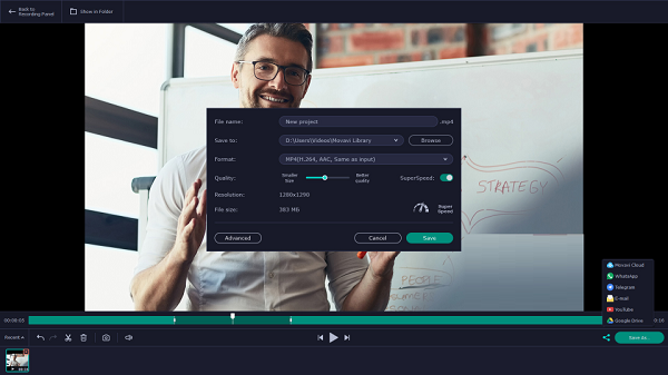 Movavi Screen Recorder 24 Portable Free for PC