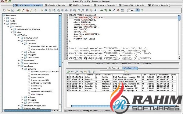 RazorSQL 9.0 Free Download 32-64 Bit