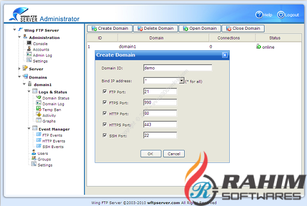 Wing FTP Server Corporate 6.2.2 Free Download