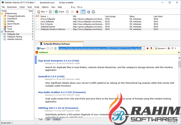 Download WebSite Watcher 20.1 free