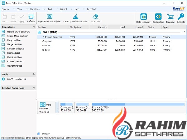 EASEUS Partition Master Professional 13.8 Portable Free Download