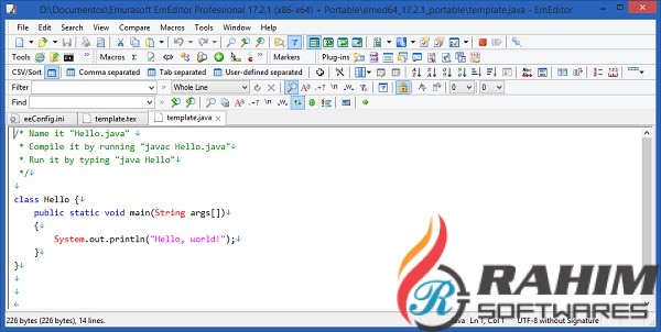 Emurasoft EmEditor Professional 19.6 Free Download