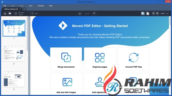 Movavi PDF Editor 3.0 Free Download