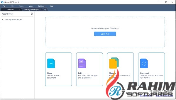 Movavi PDF Editor 3.0 Free Download