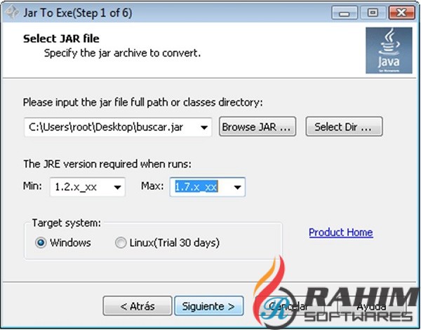 RegExLab Jar2Exe 2.2.4 Free Download
