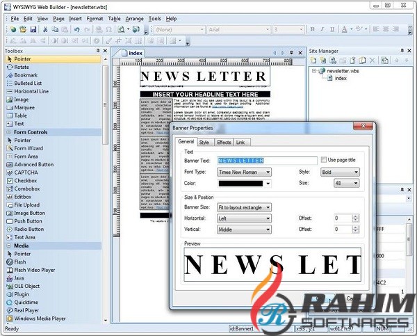 WYSIWYG Web Builder 15 Free Download
