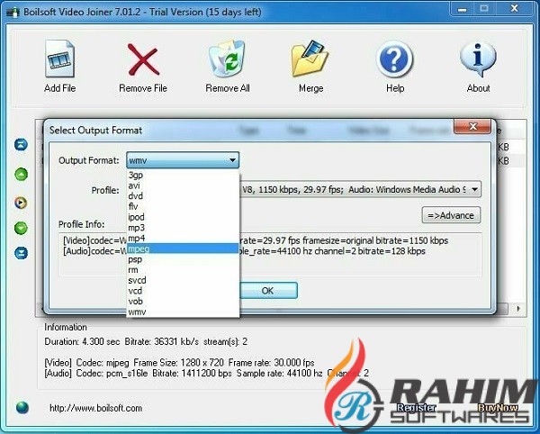 Boilsoft Video Joiner 8 Portable Free Download