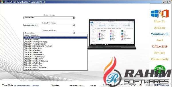 Microsoft ISO Downloader Premium 2020 Free Download