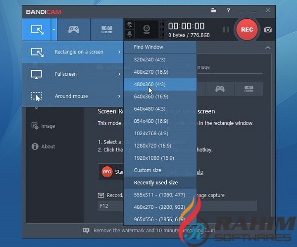 Bandicam 4.5 Portable Free Download