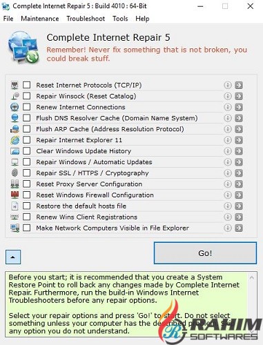 Complete Internet Repair 5.2 Free Download