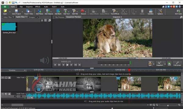 Download NCH VideoPad Video Editor Professional 8.34 Free