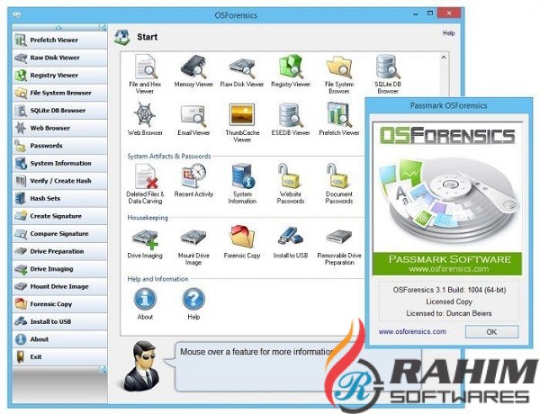 Download Passmark OSForensics Pro Portable Free
