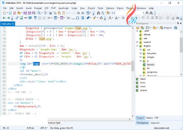 Download blumentals webuilder 2020