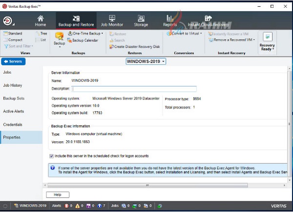 Free Download Veritas Backup Exec 21.0