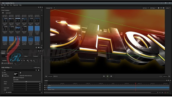 NewBlueFX Titler Pro 7.0 Free Download