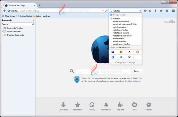 Waterfox Classic 2020 free download