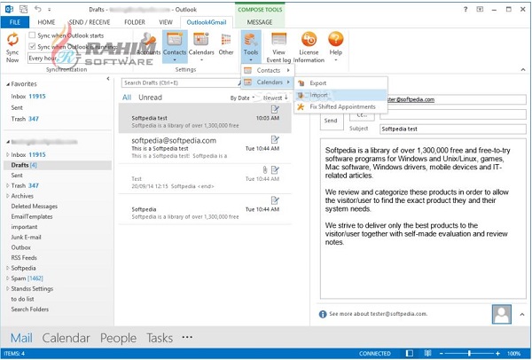 Outlook4Gmail 5.2 Free Download