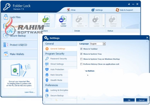 folder lock windows 10