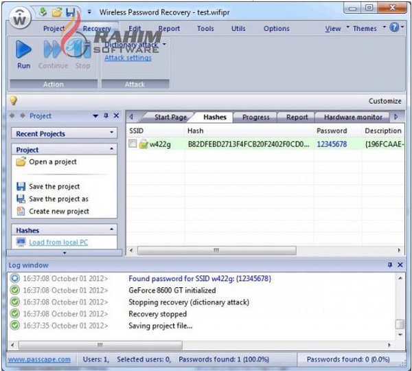 password recovery services