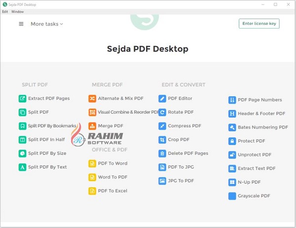 sejda pdf to excel