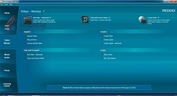 roxio creator nxt 7 user manual