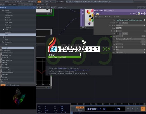 touchdesigner pro 099.2020