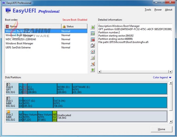 uefi partition manager