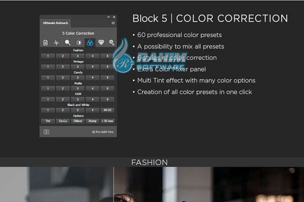 how to open ultimate retouch panel