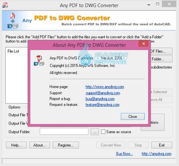 any pdf to dwg converter