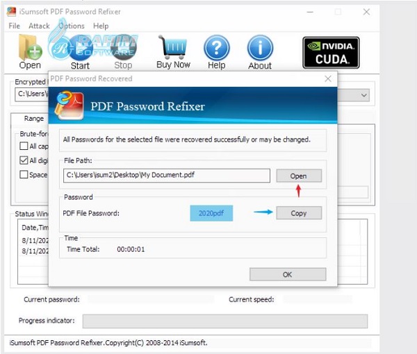 isumsoft word password refixer free trial