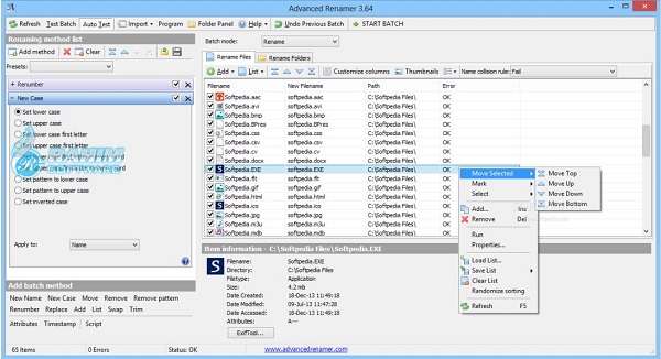 advanced renamer tutorial