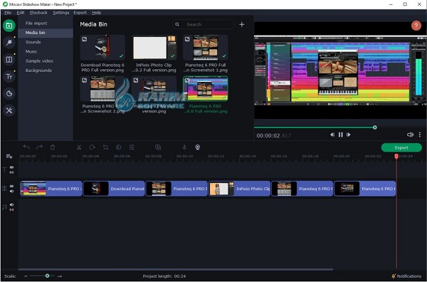 movavi slideshow maker free download
