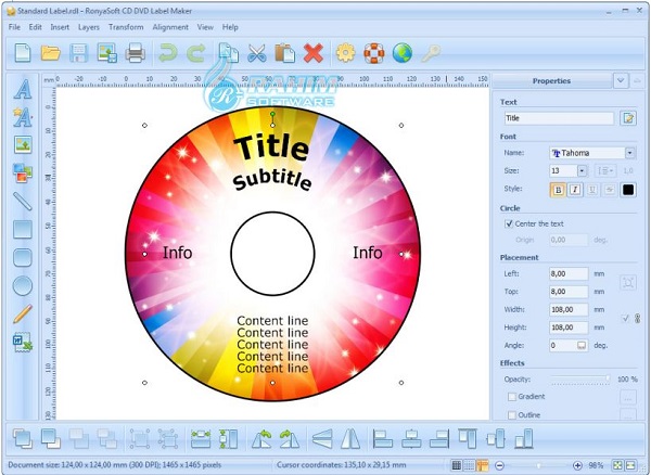 ronyasoft cd dvd label maker review