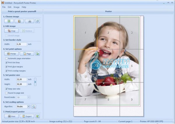 ronyasoft poster printer free download