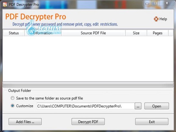 PDF Decrypter Pro Portable
