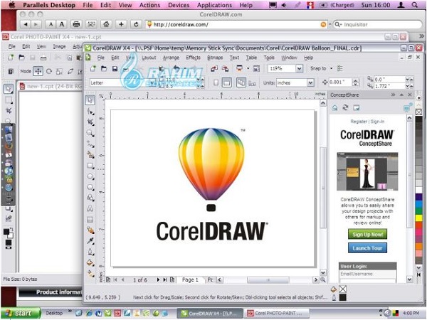 CorelDRAW X4 Windows 10