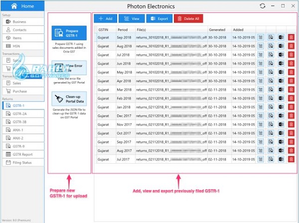 Octa GST software Price