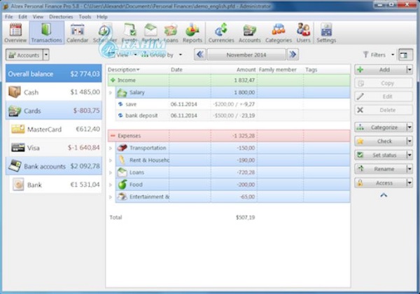 Alzex Finance Pro 6