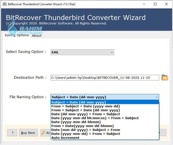 BitRecover Thunderbird Converter Wizard 7