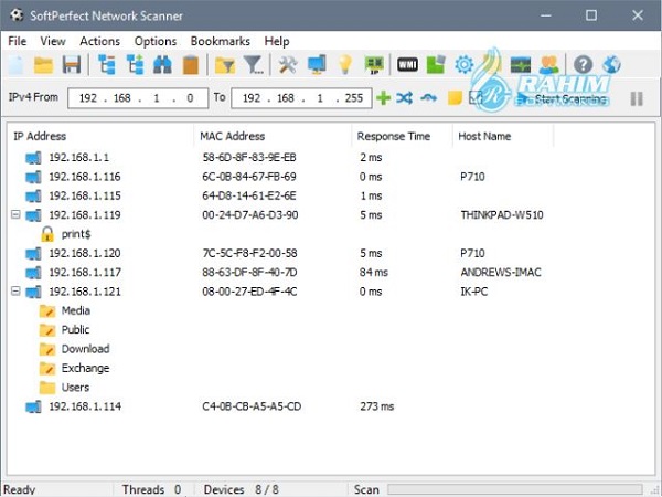 SoftPerfect Network Scanner old version