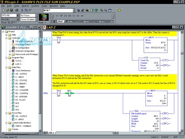 rslogix 5 software