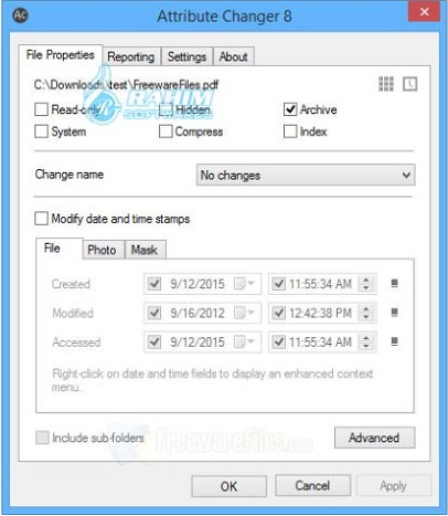 Attribute Changer portable