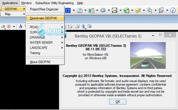 Bentley GEOPAK Civil Engineering Suite V8i