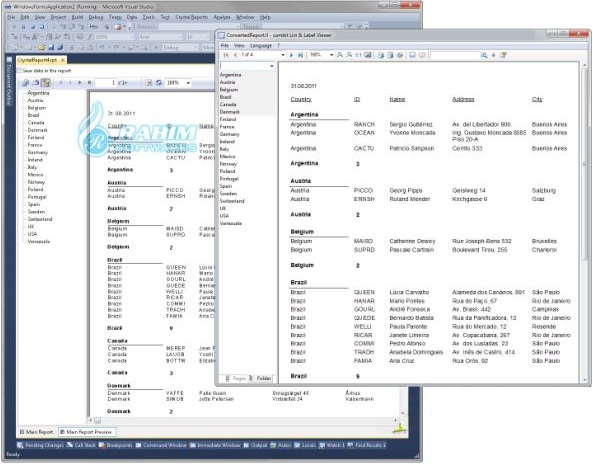 List and Label Designer