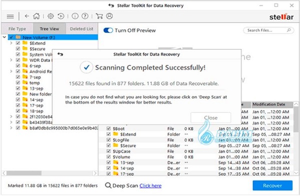 Stellar Toolkit for file Repair